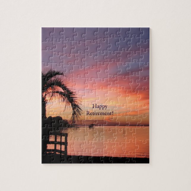 Retirment Florida Sunset Jigsaw Puzzle (Vertical)