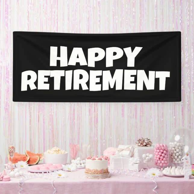 RETIRMENT PARTY BANNER  (Party)