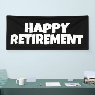 RETIRMENT PARTY BANNER 