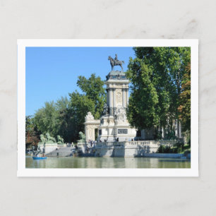 Retiro Park, Madrid, Spain Postcard