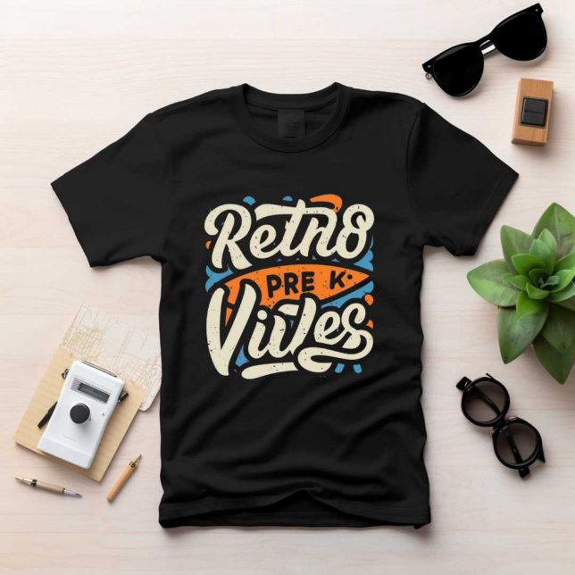 Retns Pre Vibes Printed Modern Black Men Tshirt  (Creator Uploaded)