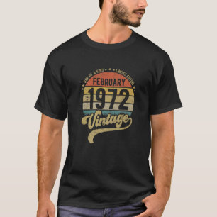 Reto 50Th Birthday, 50 Years Old Born In February T-Shirt
