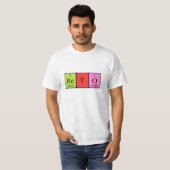Reto periodic table name shirt (Front Full)