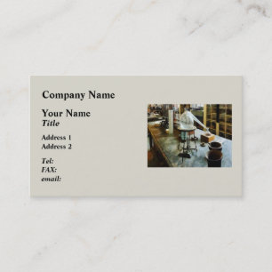 Retort in Chem Lab Business Card