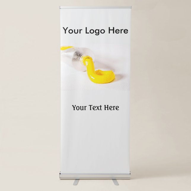 Retractable Banner with Oil Paint Image (Front)