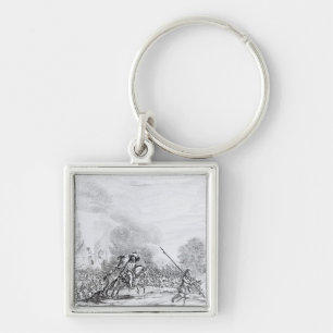 Retreat from the Battle of Worcester Key Ring