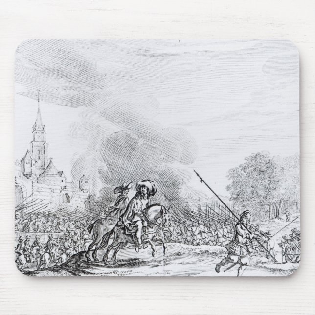 Retreat from the Battle of Worcester Mouse Mat (Front)