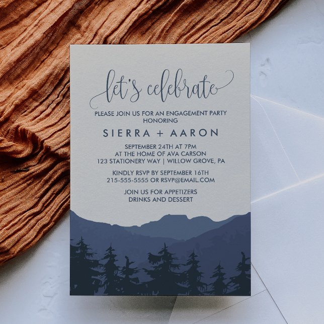 Retreat to the Mountains Let's Celebrate Invitation (Creator Uploaded)