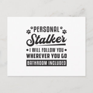 Retriever Bathroom Included Dog Lover Puppy Gift Postcard