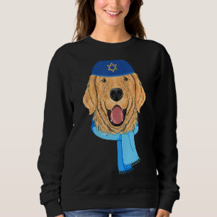 Retriever Dog Hanukkah  Dog   Jewish Christmas Sweatshirt