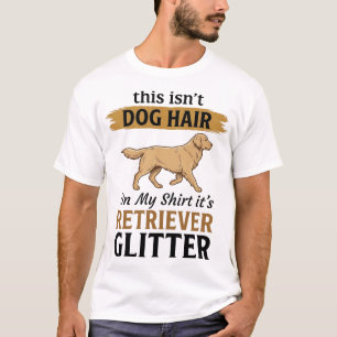 Retriever Glitter Funny Dog Lover Vintage Design_1 T-Shirt