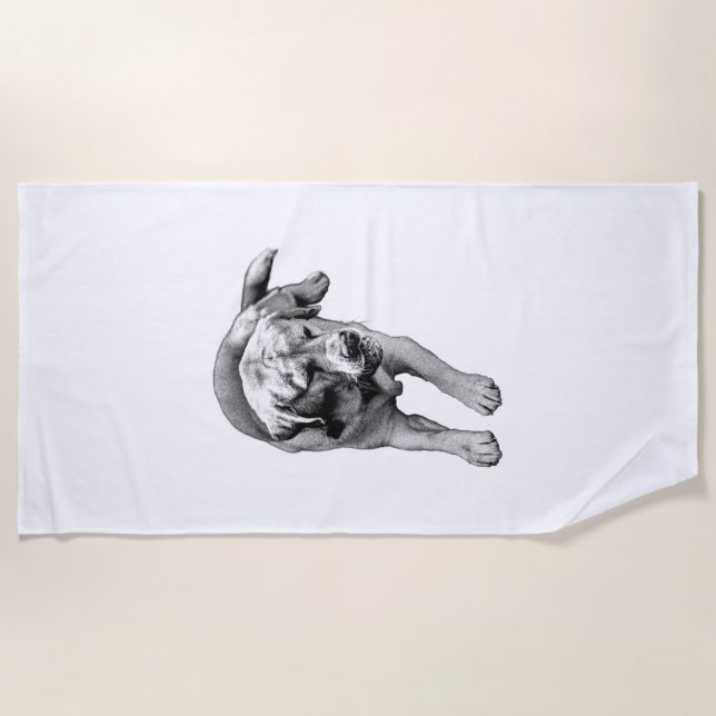 Retriever Horizon – Strong Front Beach Towel (Front)