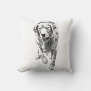 Retriever Texture in Fall Light Cushion
