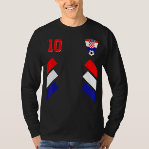 Retro10 Croatian Football Croatia Soccer Croatia F T-Shirt
