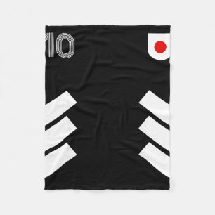 Retro10 Japan Footll Japan Soccer Japan Flag Fleece Blanket