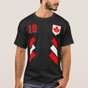Retro19 Canada Football Canadian Soccer Canada Fla T-Shirt
