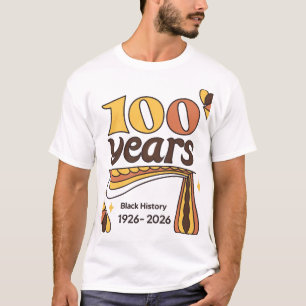 Retro 100 Years Black History 1926-2026 Vintage St T-Shirt