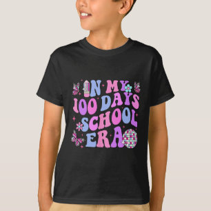 Retro 100th Day Of School Teacher Kid 100 Days Of T-Shirt