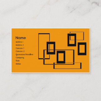 Retro 102 business card