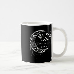 Retro 1692 They Missed One Witch Salem 1692 Hallow Coffee Mug