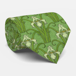 Retro 1880s Victorian Emerald Green Tie
