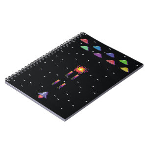 Retro 1908s Video game arcade Notebook