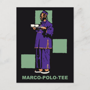 Retro 1910 German tea ad Postcard