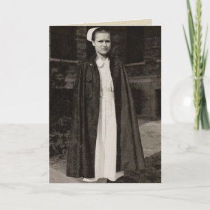 Retro 1930s Nurse Card