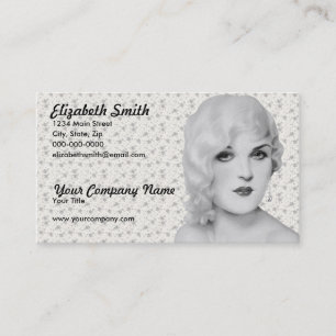 Retro 1930s Pinup Business Card