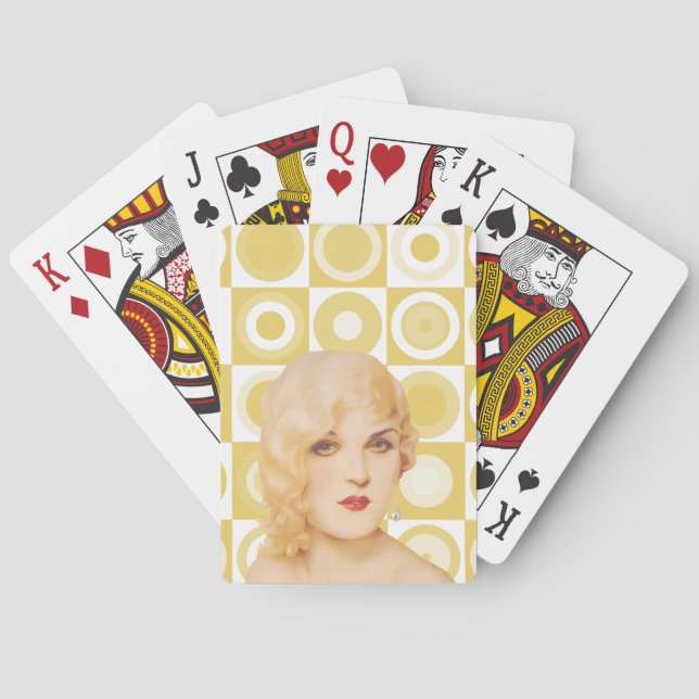 Retro 1930s Pinup Playing Cards (Back)