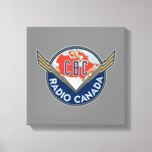 Retro 1940-1958 canvas print