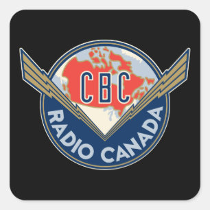 Retro 1940-1958 square sticker