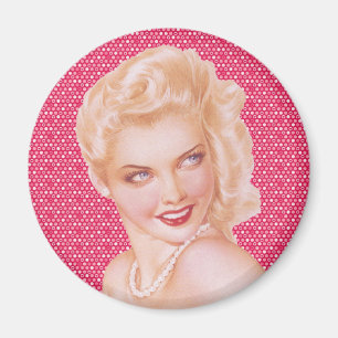 Retro 1940s Love Magnet