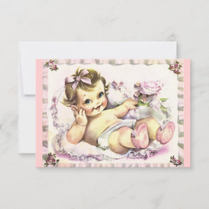 Retro 1950s Baby Shower V2 Invitation