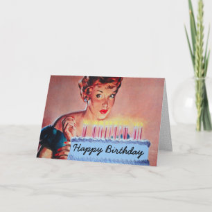 Retro 1950s Birthday Card