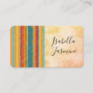 Retro, 1950's, Colors, Orange, Old,  business card