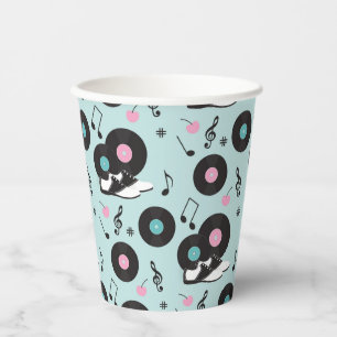 Retro 1950's Diner Birthday Party Paper Cups
