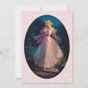 Retro 1950s Dinner Party Invitation