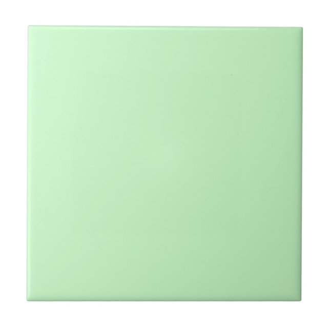 Retro 1950's era Seafoam Green mid-century era Tile (Front)