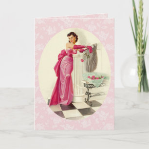 Retro 1950s Love Card
