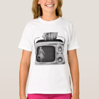 Retro 1950s Portable TV Mid-Century