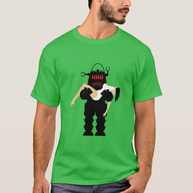 Retro 1950s Robot T-Shirt (Front)