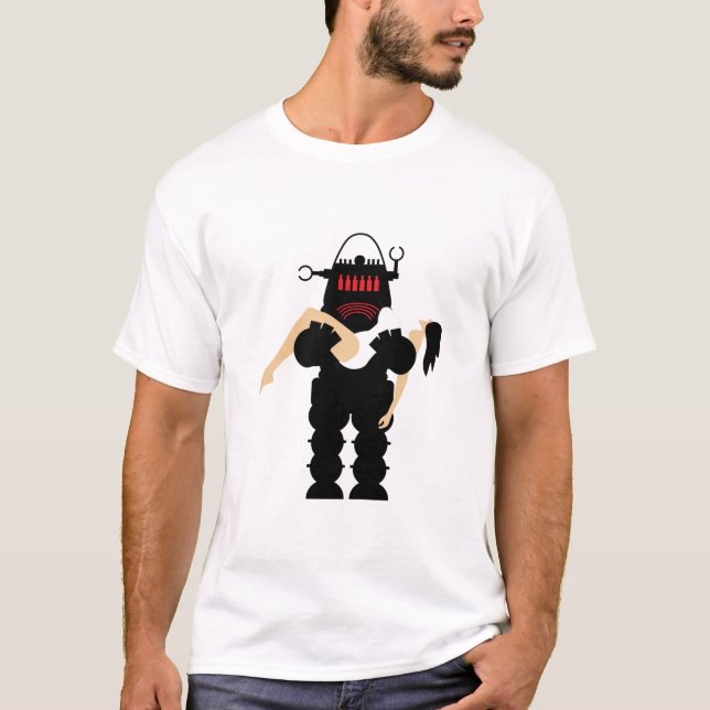 Retro 1950s Robot T-Shirt (Front)