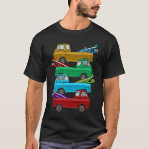 Retro 1960s Hawaiian Surfer Van Beach Bum Ocean Wi T-Shirt