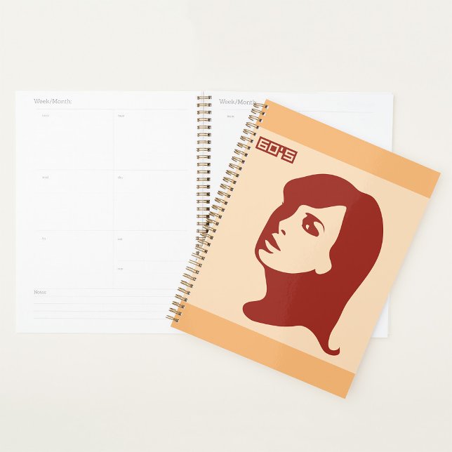 Retro 1960s Minimalist Woman Illustration Art Planner (Creator Uploaded)
