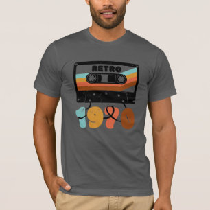 Retro 1970 Casette Tape Art T-Shirt