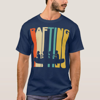 Retro 1970s Style White Water Rafting T-Shirt