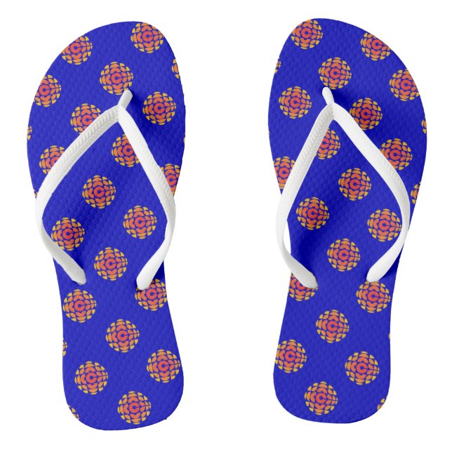 Retro 1974-1986 flip flops (Footbed)