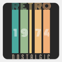 Retro 1974 nostalgic