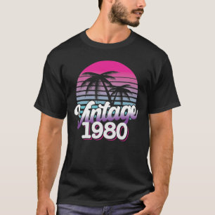 Retro 1980 Limited edition Birthday Gift Idea T-Shirt